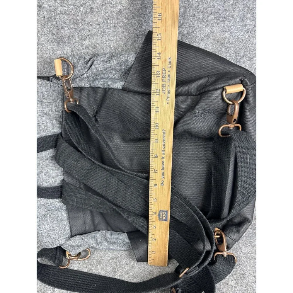 Petunia‎ Pickle Bottom Gray Diaper Bag Backpack Tote Medium Baby Boy Pockets